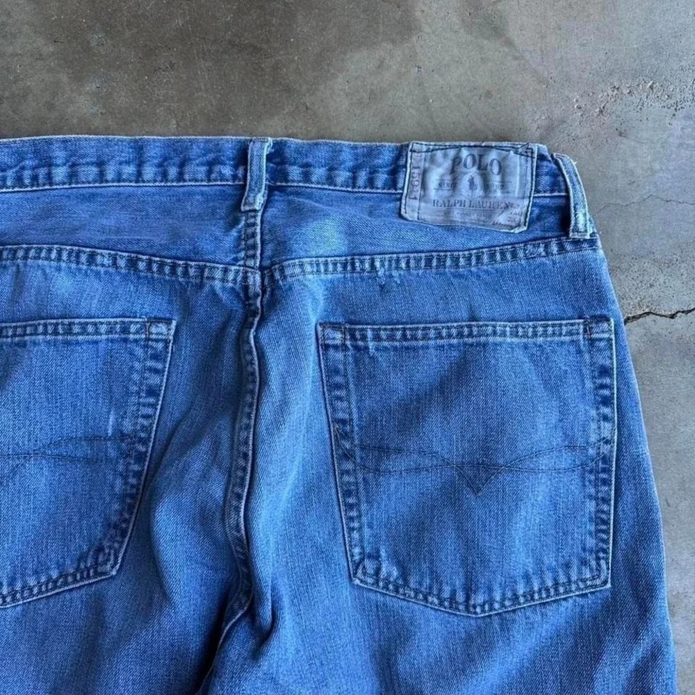 Polo Ralph Lauren relaxed fit distressen jeans vintage size 34x27